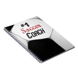 Caderno Espiral Nº 1 do treinador de futebol grande bola