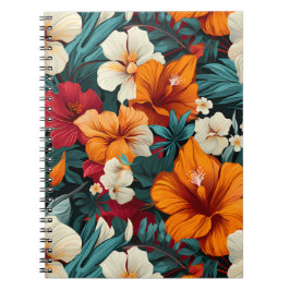 Caderno Espiral Nº 3 Padrão Floral