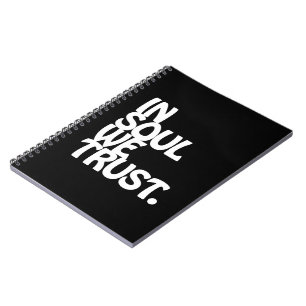 Caderno Espiral Na Alma Confiamos.