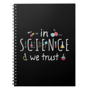 Caderno Espiral Na ciência confiamos