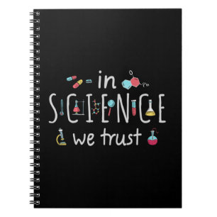 Caderno Espiral Na ciência confiamos