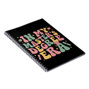 Caderno Espiral na Minha Era de Mestrado Graduação Mestrado