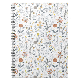 Caderno Espiral Na moda Floral Fantasy