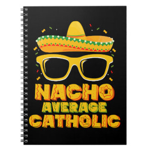 Caderno Espiral Nacho Média Católica Cinco De Mayo