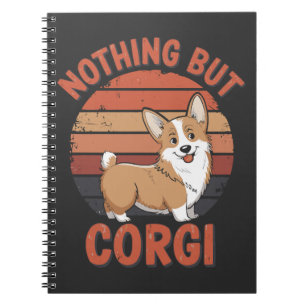 Caderno Espiral Nada Além Corgi