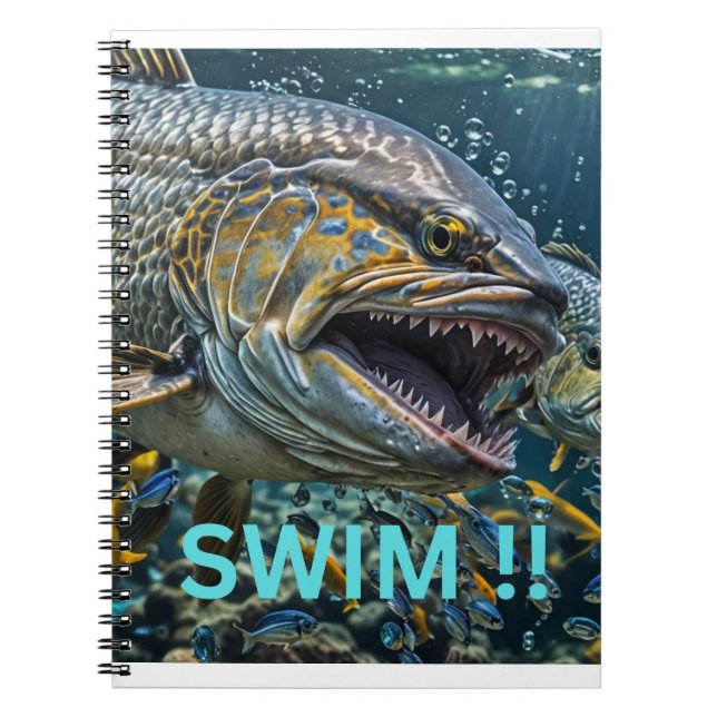 Caderno Espiral Nadar!! (Frente)