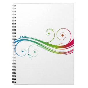Caderno Espiral Nadinhos Coloridos