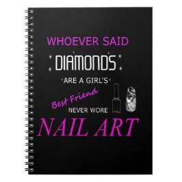 Caderno Espiral Nail Art É Meu Melhor Notebook Fotográfico Amigo