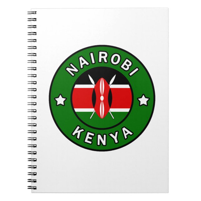 Caderno Espiral Nairobi Quênia (Frente)