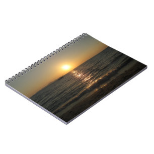 Caderno Espiral Naklua Beach Sunset. Pattaya, Chonburi, Tailândia