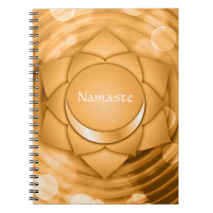 Caderno Espiral Namaste Chakra Chi - Zen Personalizar