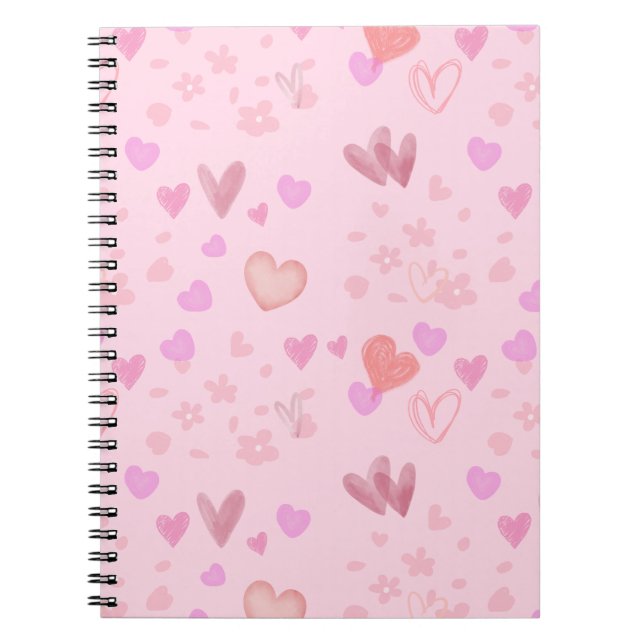 Caderno Espiral Namorados de Pêssego (Frente)