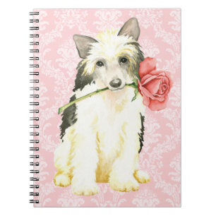 Caderno Espiral Namorados Rosa Powderpuff