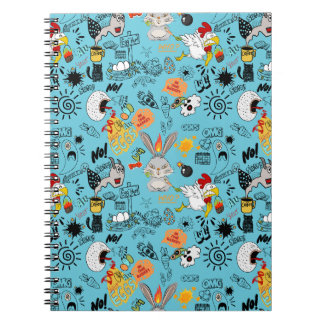 Caderno Espiral Não coloque todos os seus ovos em um único rabisco