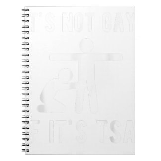 Caderno Espiral Não é Gay se é segurança de camisa