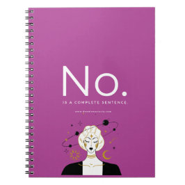 Caderno Espiral Não, é uma frase completa. Diário