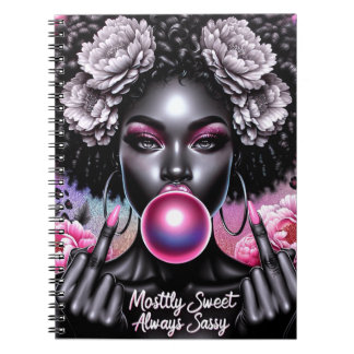 Caderno Espiral Não hoje não é uma mulher doida, mulheres engraçad