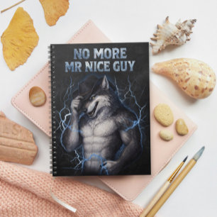 Caderno Espiral Não Mais Senhor Cara Legal Engraçado Meme Alpha Wo
