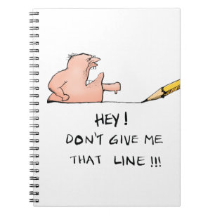 Caderno Espiral Não Me Dê Essa Desculpa Cartoon Engraçado