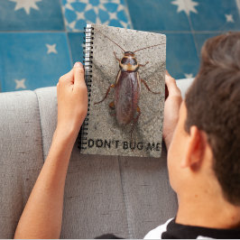 Caderno Espiral Não me Inseto Foto do Meme da Barata