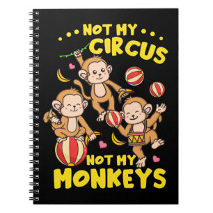 Caderno Espiral Não Meus Macacos