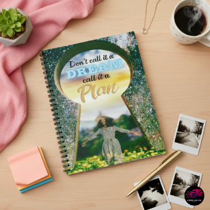 Caderno Espiral Não o chame de Sonho Chame de Plano
