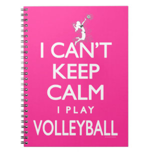 Caderno Espiral Não posso ficar calmo no voleibol
