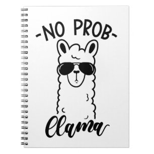 Caderno Espiral Não refrigere nenhum lama de Prob