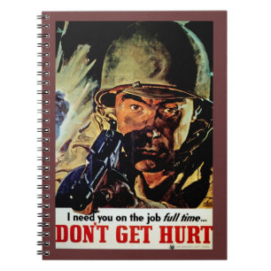 Caderno Espiral Não se machuque