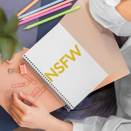 Caderno Espiral Não Seguro Para Trabalho (NSFW)