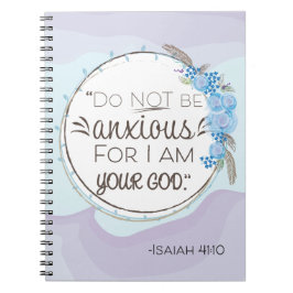 Caderno Espiral Não seja texto ansioso do ano