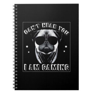 Caderno Espiral Não te ouço, estou a jogar "Engraçado Engraçado"