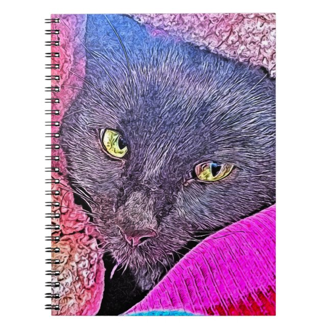 Caderno Espiral Napoleão num cobertor (Frente)