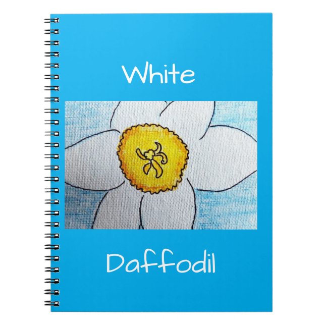 Caderno Espiral Narciso Branco (Frente)