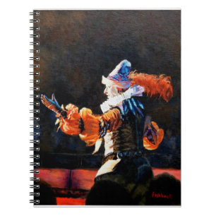Caderno Espiral Narrador Colorido da Rua de Flora Circus Louis