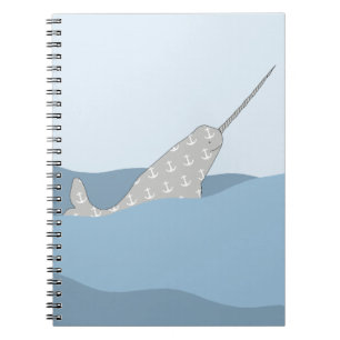 Caderno Espiral Narwhal