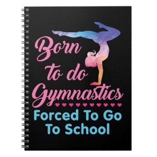 Caderno Espiral Nascer de fazer ginástica forçada a ir à escola
