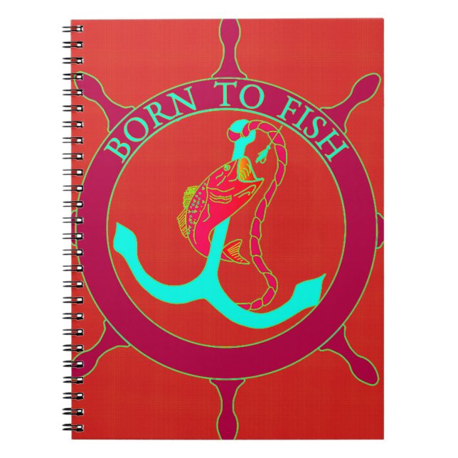Caderno Espiral Nascer de peixe (Frente)
