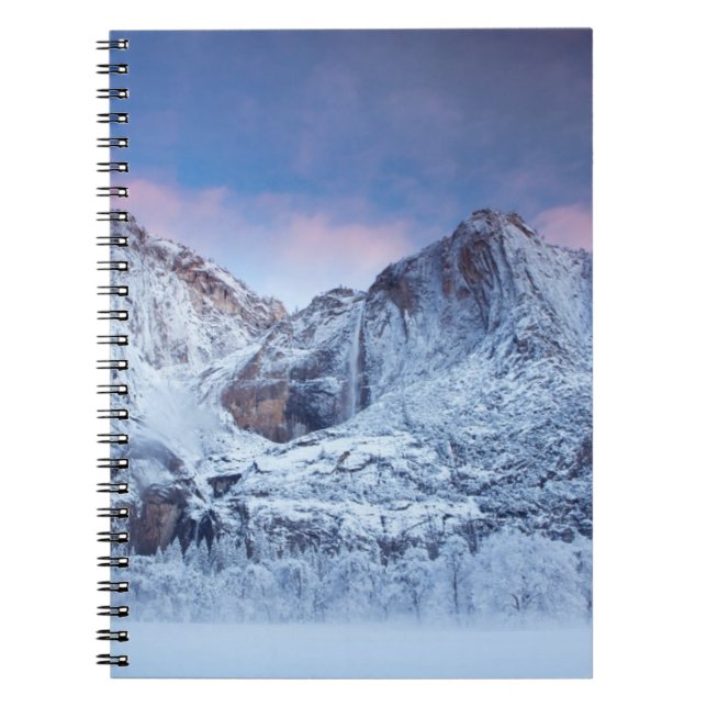 Caderno Espiral Nascer do sol de Yosemite Falls (Frente)