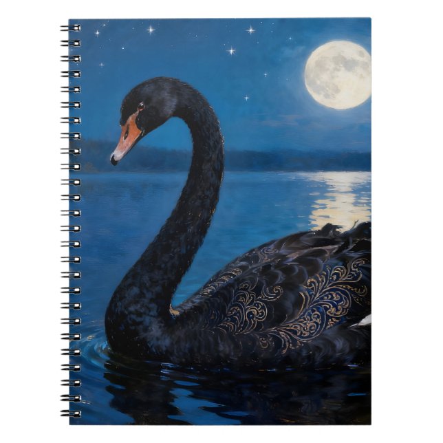 Caderno Espiral Natação ao Luar (Frente)