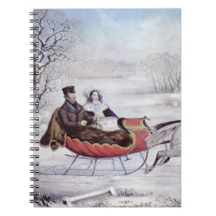Caderno Espiral Natal Antigo, O Caminho do Inverno, Cavalo de Tren