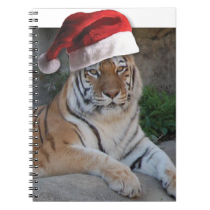 Caderno Espiral Natal Bengal Tiger