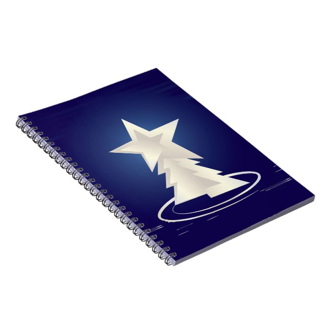 Caderno Espiral Natal branco (Lado Direito)