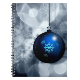 Caderno Espiral Natal brilhante