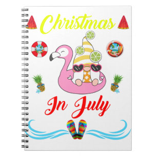 Caderno Espiral Natal Dos Gnomos Em Julho