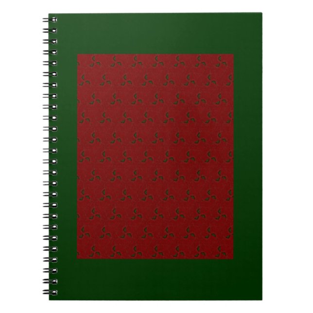 Caderno Espiral Natal Holly (Frente)