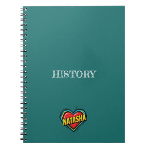 Caderno Espiral Natasha Green