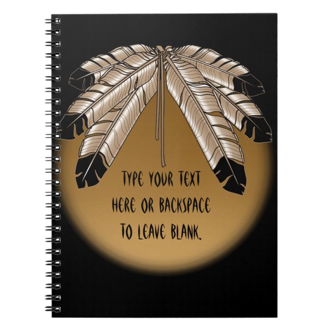 Caderno Espiral Native Art Notebook Tribal Spiritual Animal Jourde (Frente)