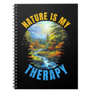 Caderno Espiral Nature is my therapy