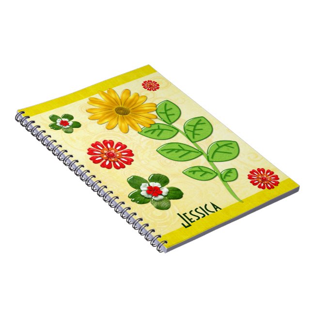 Caderno Espiral Natures Bounty Jeweled PERSONALIZADO (Lado Direito)